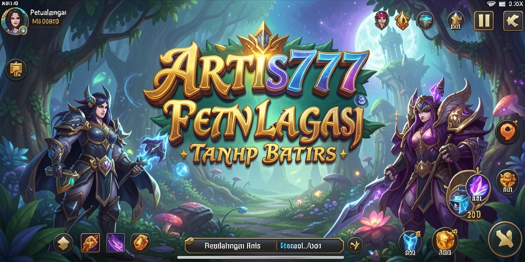 Tangkapan layar menampilkan aksi seru dan grafis menawan dalam ARTIS777.