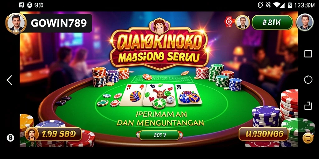 Tampilan gameplay menarik dan mendebarkan di GOWIN789.