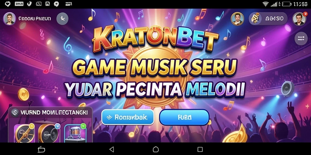 Tampilan menarik dari gameplay KRATONBET yang penuh melodi.