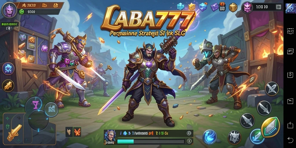 Screenshot menampilkan aksi seru dalam gameplay SLG.