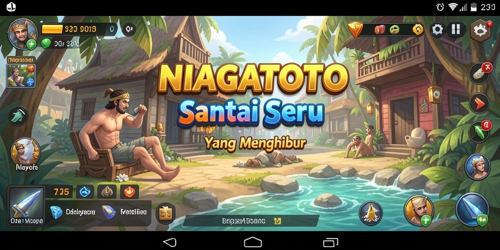 Tampilan gameplay seru di NIAGATOTO dengan tantangan yang menegangkan.