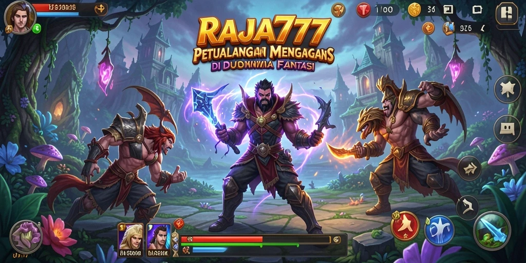 Screenshot RAJA777 menampilkan aksi seru dalam gameplay Adventure.
