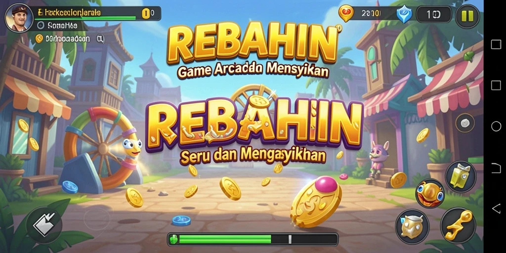 Tampilan gameplay seru di REBAHIN yang mengasyikkan.
