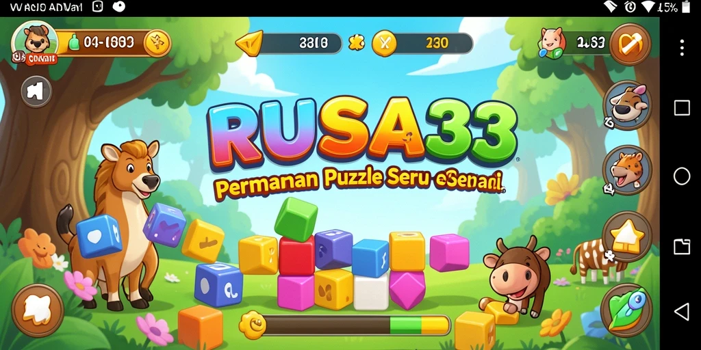 Gameplay RUSA33 yang menarik dengan berbagai tantangan puzzle.